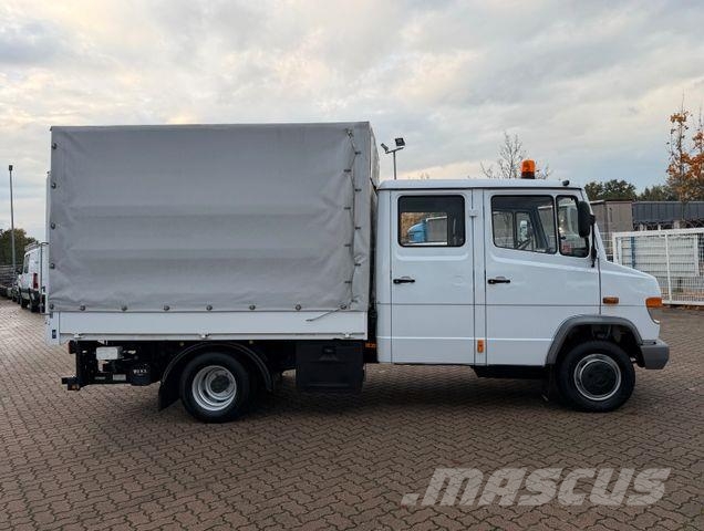 Mercedes-Benz Vario 614 D DoKa PP/ DPF/ LBW 1.0t/ AHK/ Org. KM Lastbil - Gardin