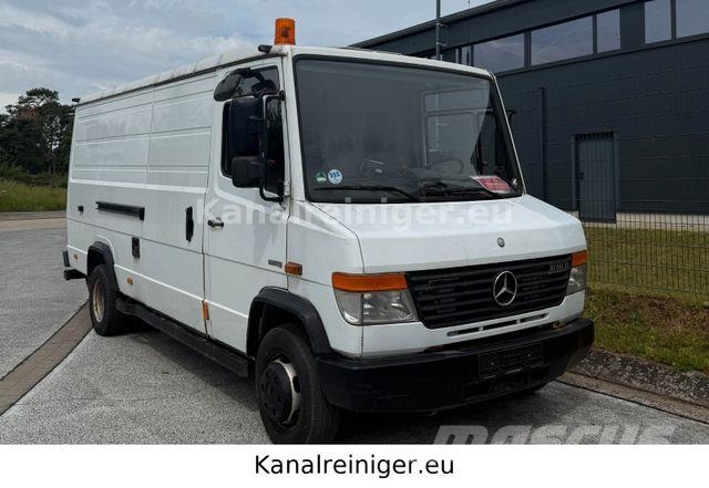 Mercedes-Benz Vario 616 D - Rom Koks Group Einbauspüler 6t Camiones aspiradores/combi