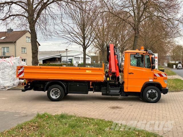 Mercedes-Benz VARIO 818D - 64 Tkm - Kipper - Kran - 1. Hand Kipper