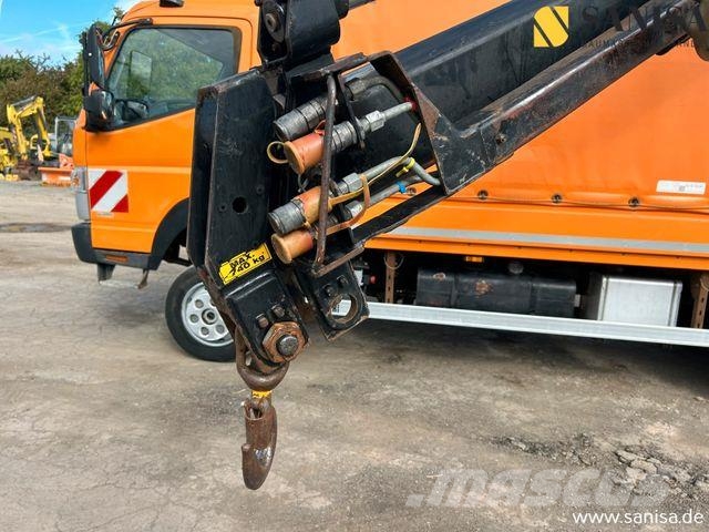 Mitsubishi Fuso Canter 6C18/Kran HIAB/4x4 Allrad/Klima Schuifzeilopbouw