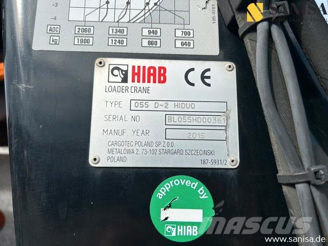 Mitsubishi Fuso Canter 6C18/Kran HIAB/4x4 Allrad/Klima Schuifzeilopbouw