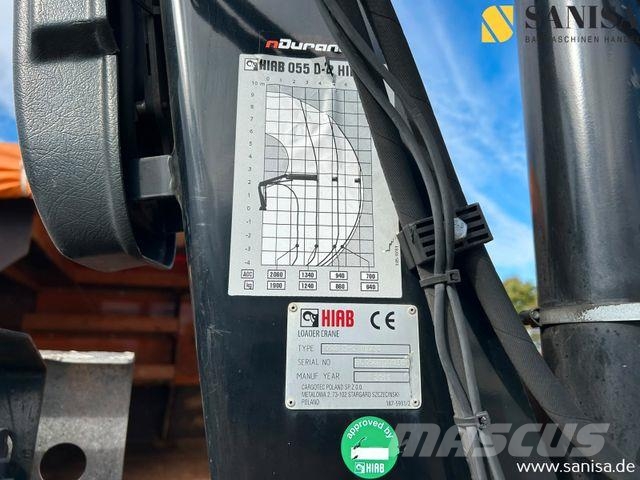 Mitsubishi Fuso Canter 6C18/Kran HIAB/4x4 Allrad/Klima Schuifzeilopbouw