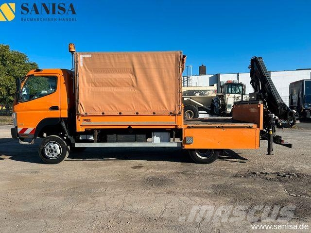 Mitsubishi Fuso Canter 6C18/Kran HIAB/4x4 Allrad/Klimai Tovornjaki s ponjavo