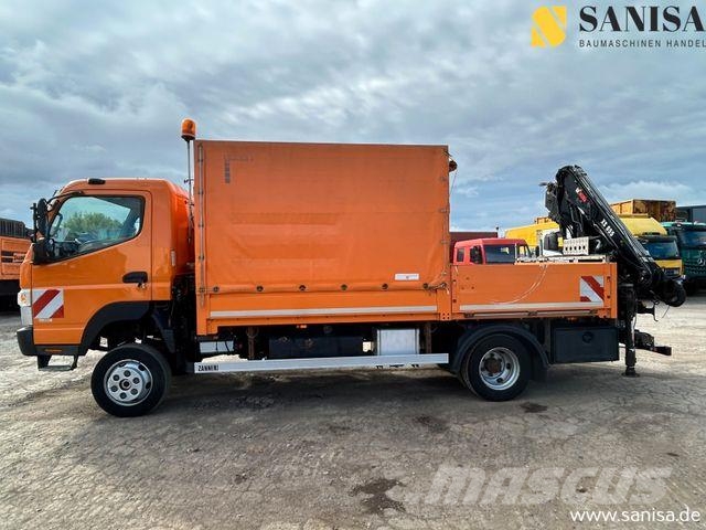 Mitsubishi Fuso Canter 6C18/Kran HIAB/4x4 Allrad/Klima Schuifzeilopbouw