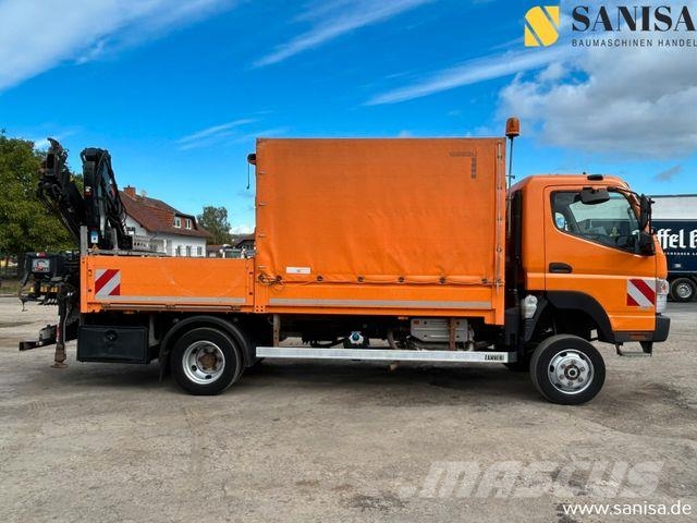 Mitsubishi Fuso Canter 6C18/Kran HIAB/4x4 Allrad/Klima Schuifzeilopbouw