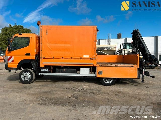 Mitsubishi Fuso Canter 6C18/Kran HIAB/4x4 Allrad/Klima Schuifzeilopbouw
