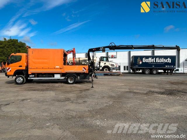 Mitsubishi Fuso Canter 6C18/Kran HIAB/4x4 Allrad/Klima Schuifzeilopbouw