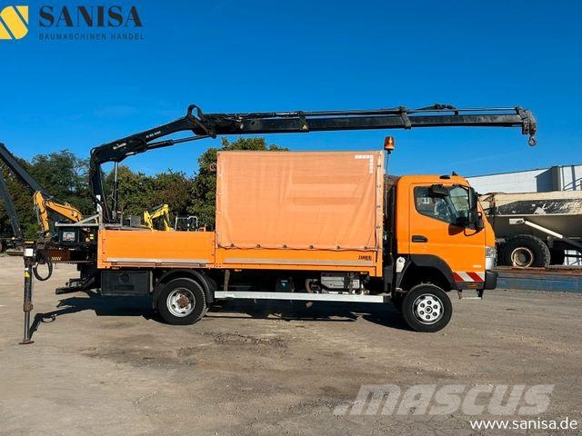 Mitsubishi Fuso Canter 6C18/Kran HIAB/4x4 Allrad/Klimai Tovornjaki s ponjavo