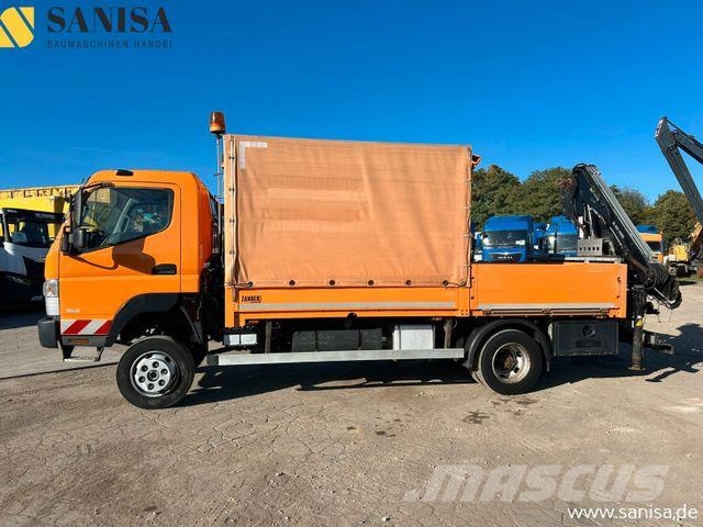 Mitsubishi Fuso Canter 6C18/Kran HIAB/4x4 Allrad/Klimai Tovornjaki s ponjavo