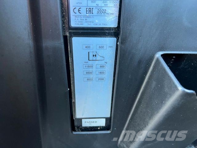 Mitsubishi RB20N2H / Triplex: 11.500mm / 2.000kg / 2022 Reach truck
