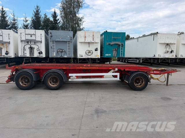 MJS Roll-off trailer Tipper 2012 year Prikolice podvozja
