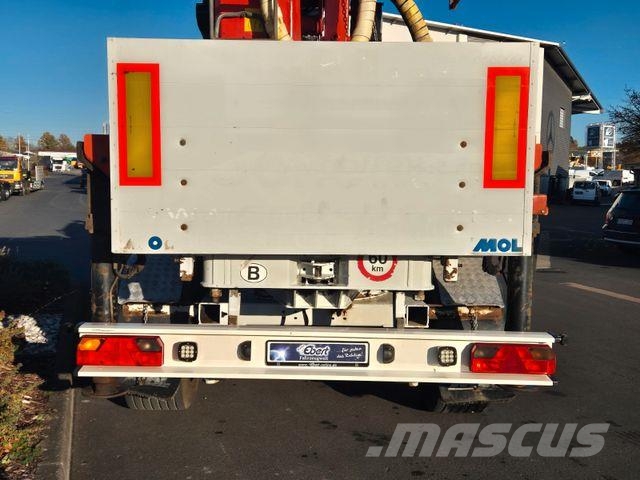 MOL CY NV 1214/20T/37 Palfinger PK44002 نصف مقطورات مسطحة / مفصلية الجوانب