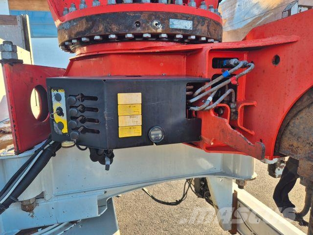 MOL CY NV 1214/20T/37 Palfinger PK44002 نصف مقطورات مسطحة / مفصلية الجوانب