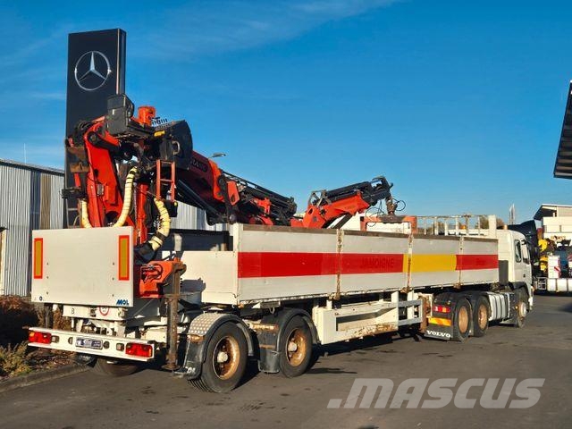 MOL CY NV 1214/20T/37 Palfinger PK44002 نصف مقطورات مسطحة / مفصلية الجوانب