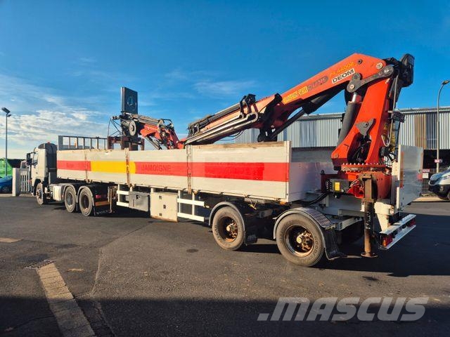 MOL CY NV 1214/20T/37 Palfinger PK44002 نصف مقطورات مسطحة / مفصلية الجوانب