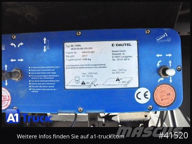 Möslein Koffer, LBW, Tandem, durchladbar L 7m. ボックスボディートレーラー