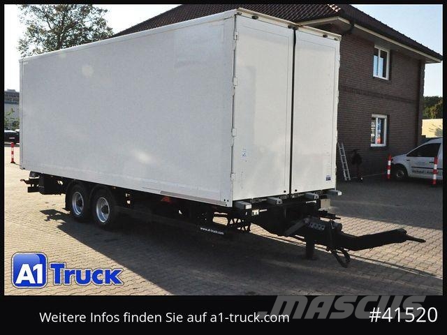 Möslein Koffer, LBW, Tandem, durchladbar L 7m. ボックスボディートレーラー