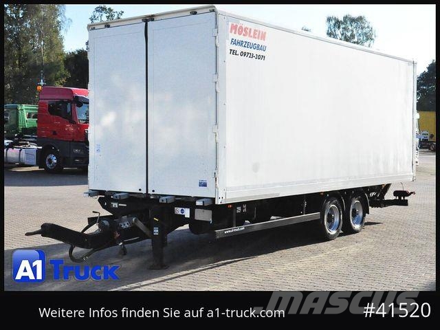 Möslein Koffer, LBW, Tandem, durchladbar L 7m. ボックスボディートレーラー