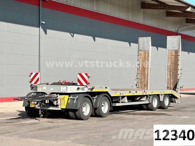 Möslein TA 4 4.Achs Tieflader SAF RAMPEN *WIE NEU* Plataformas bajas