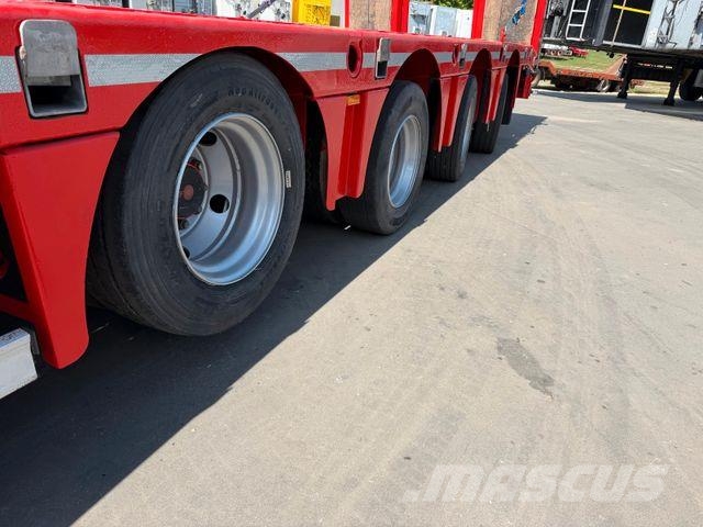 MTDK Low Loader 4-axles Extendable 58000 kg Žemo iškrovimo puspriekabės