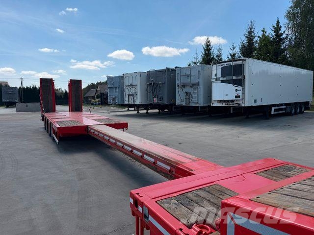 MTDK Low Loader 4-axles Extendable 58000 kg Žemo iškrovimo puspriekabės