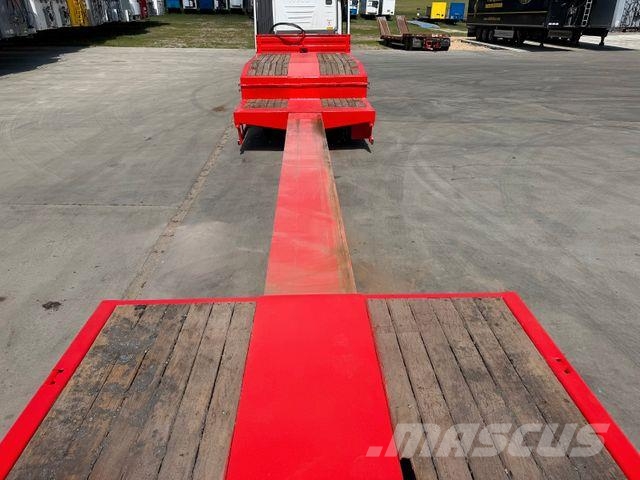 MTDK Low Loader 4-axles Extendable 58000 kg Žemo iškrovimo puspriekabės
