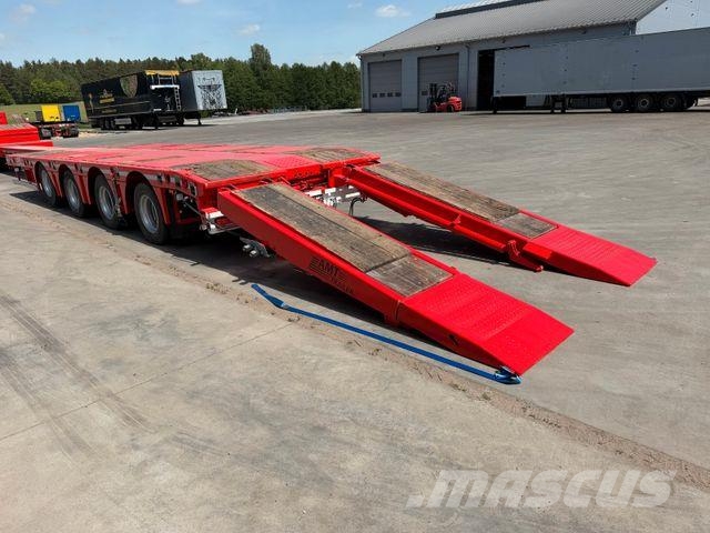MTDK Low Loader 4-axles Extendable 58000 kg Žemo iškrovimo puspriekabės