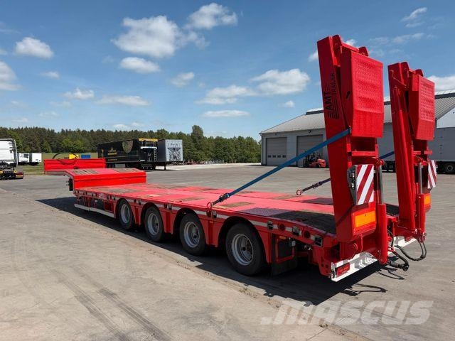 MTDK Low Loader 4-axles Extendable 58000 kg Žemo iškrovimo puspriekabės