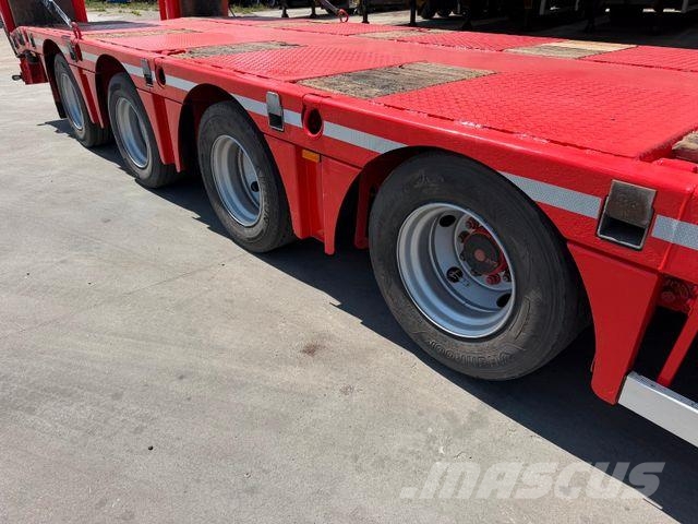 MTDK Low Loader 4-axles Extendable 58000 kg Žemo iškrovimo puspriekabės