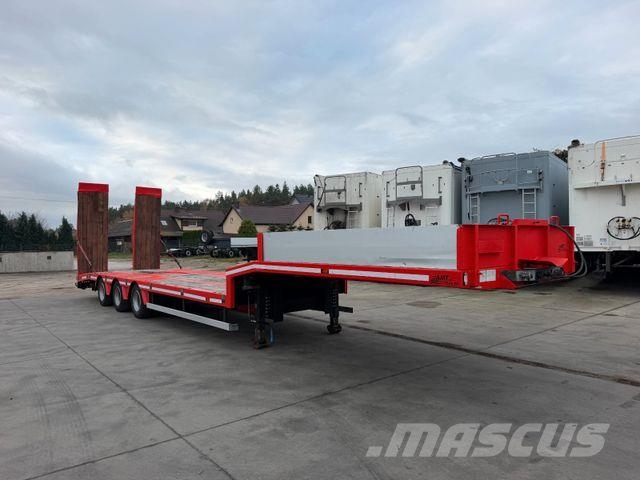 MTDK Low Loader/ Hydraulic ramps- Mélybölcsős félpótkocsik