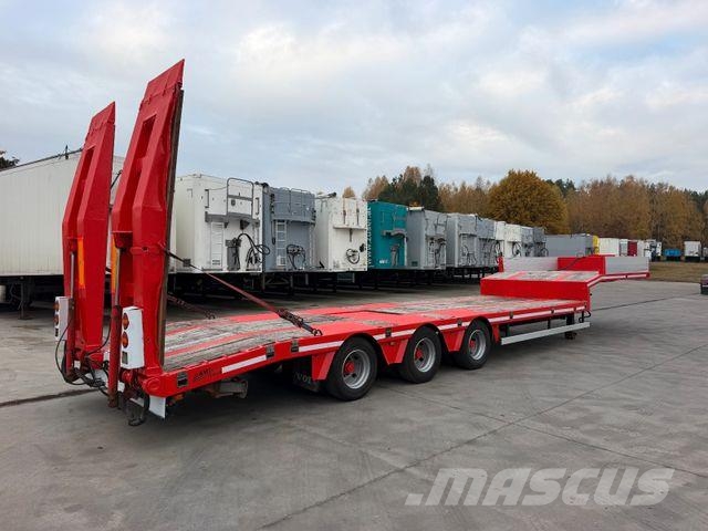 MTDK Low Loader/ Hydraulic ramps- Mélybölcsős félpótkocsik
