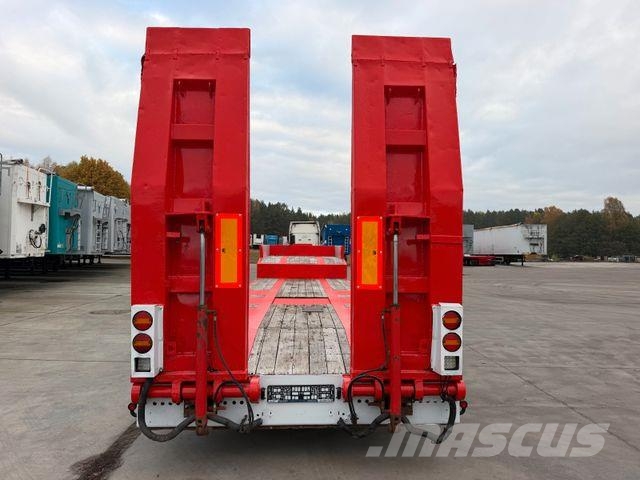 MTDK Low Loader/ Hydraulic ramps- Mélybölcsős félpótkocsik