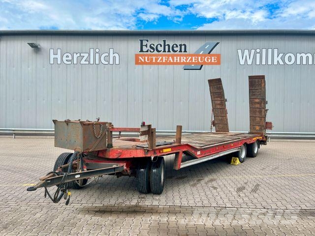Müller-Mitteltal T3 3-Achs Anhänger Tieflader*hydr. Rampen*SAF Нискотоварачи