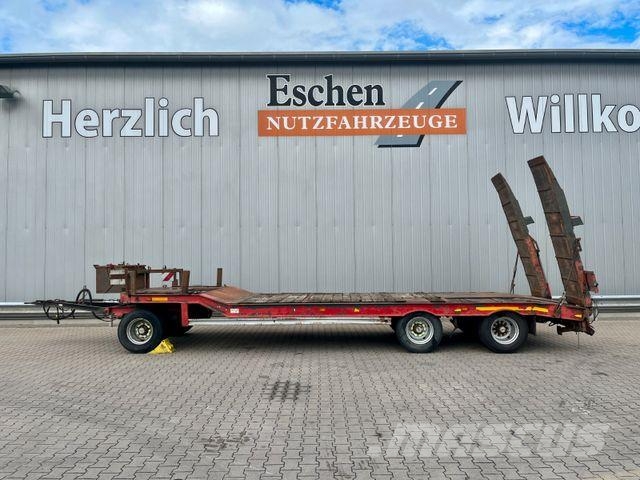 Müller-Mitteltal T3 3-Achs Anhänger Tieflader*hydr. Rampen*SAF Нискотоварачи