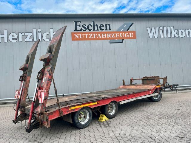 Müller-Mitteltal T3 3-Achs Anhänger Tieflader*hydr. Rampen*SAF Нискотоварачи