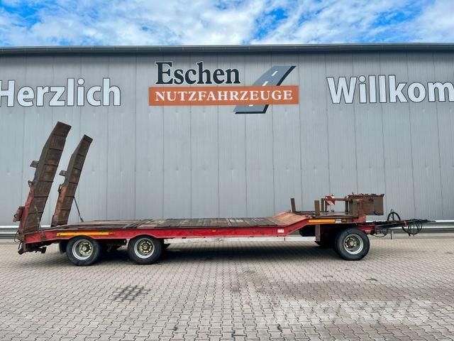 Müller-Mitteltal T3 3-Achs Anhänger Tieflader*hydr. Rampen*SAF Нискотоварачи