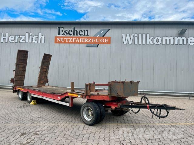 Müller-Mitteltal T3 3-Achs Anhänger Tieflader*hydr. Rampen*SAF Нискотоварачи