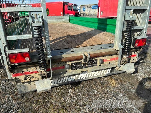 Müller-Mitteltal Tandemtieflader ETUE-TA-R 11,9 Tiefladeranhänger Caricatore basso