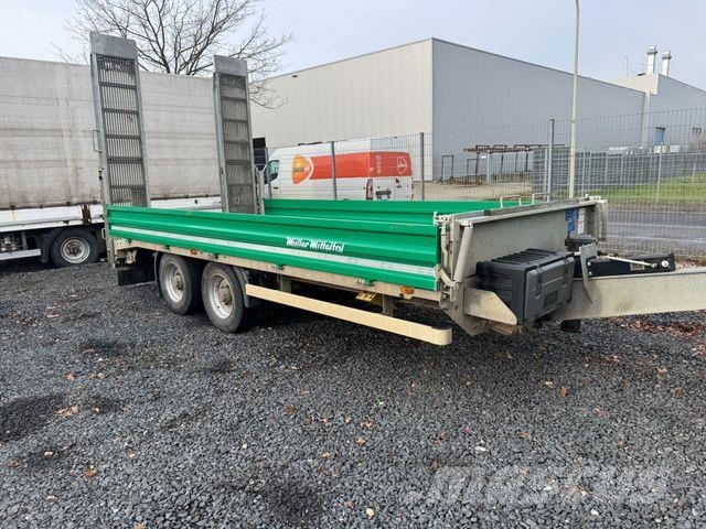 Müller-Mitteltal Tandemtieflader ETUE-TA-R 11,9 Tiefladeranhänger Caricatore basso