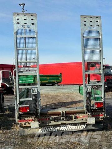 Müller-Mitteltal Tandemtieflader ETUE-TA-R 11,9 Tiefladeranhänger Caricatore basso