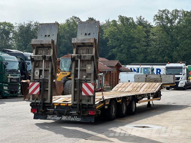 Müller-Mitteltal TS3 Profi 30,0 Tieflader mit NLA & hydr. Rampe Žemo iškrovimo puspriekabės