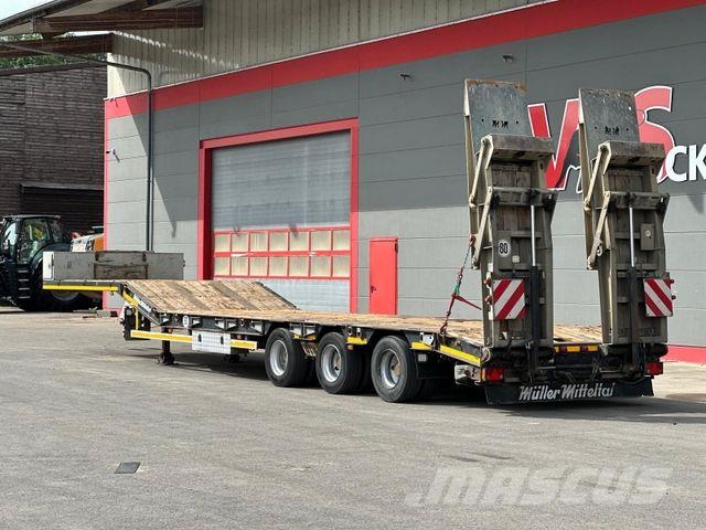 Müller-Mitteltal TS3 Profi 30,0 Tieflader mit NLA & hydr. Rampe Žemo iškrovimo puspriekabės