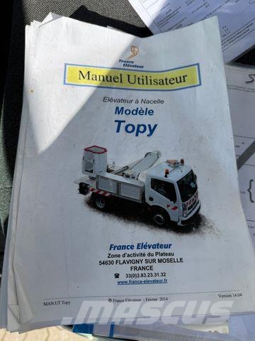 Nissan Cabstar 32.12 Topy 11 Arbeitsbühne /11 Meter المنصات الهوائية المثبتة على شاحنة