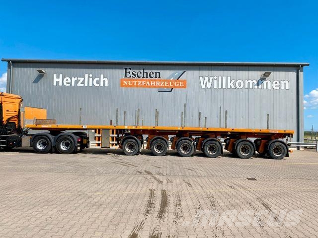 Nooteboom OVB-102-06 I 6xLenkung*Auflieger Ballast*HU2027 نصف مقطورة مسطحة منخفضة