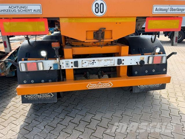 Nooteboom OVB102-06 6xLenkung*Counterweight*Ballast*HU2027 نصف مقطورة مسطحة منخفضة