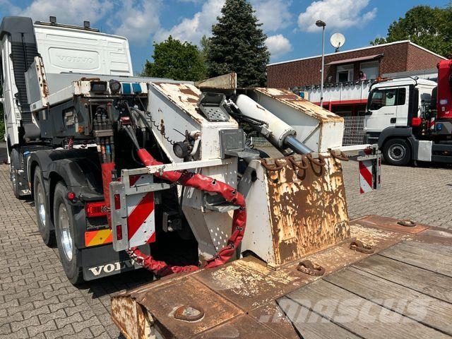Nooteboom Tiefbett Tieflader mit 3 Lenk B Funk Fun 12tA نصف مقطورة مسطحة منخفضة