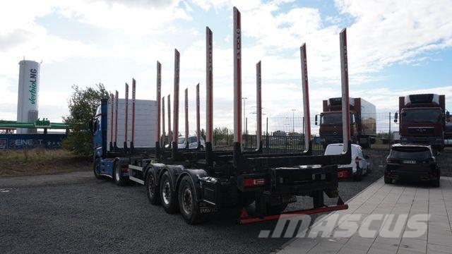 Pavic HTS 24 Holz Holztransporter Holzanhänger Auflieg نصف مقطورات لنقل الأشجار