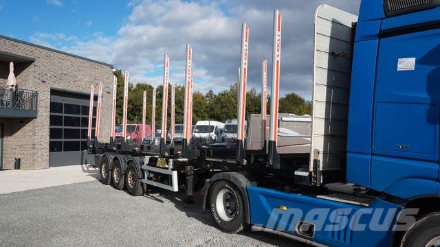 Pavic HTS 24 Holz Holztransporter Holzanhänger Auflieg نصف مقطورات لنقل الأشجار