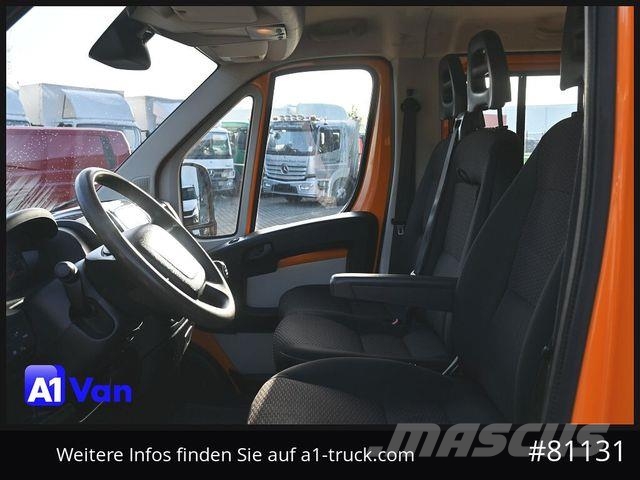 Peugeot Boxer Pritsche Doka, 7 Sitzer, Werkzeugkasten Pick up/Dropside