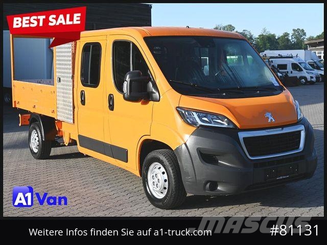 Peugeot Boxer Pritsche Doka, 7 Sitzer, Werkzeugkasten Pick up/Dropside